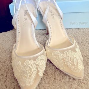 Bella Belle bridal shoes- Anita in Ivory
